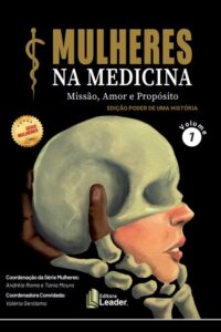 Capa do livro Mulheres na Medicina Vol I da Dra. Claudia Regina Ribeiro Talaga